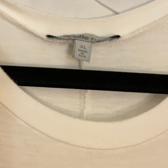 Charlotte Russe XL White Rhinestone Crop Top - Picture 2 of 2